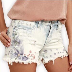 BlankNYC Embroidered Denim Shorts, 31
